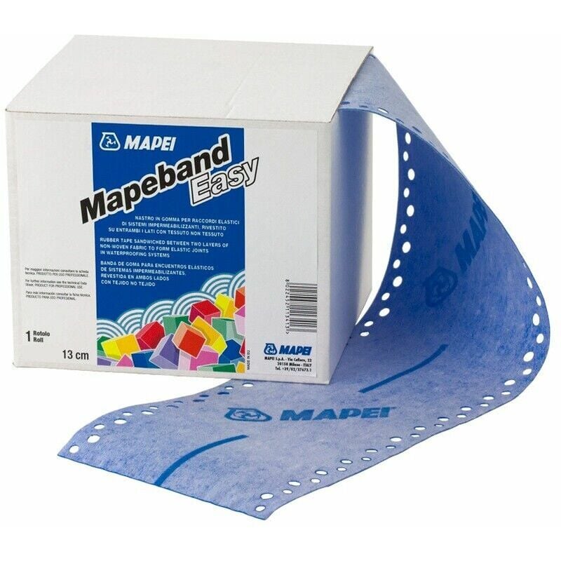 Mapei - Mapeband easy nastro in gomma per giunti impermeabilizzare terrazze mt10