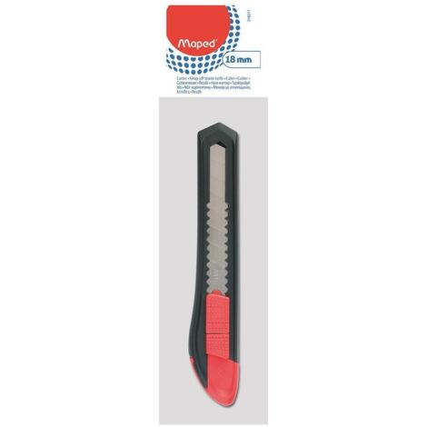 Maped 018211 Taglierino Nero, Argento Coltello a lama pieghevole