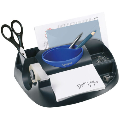 MAPED Essentials Maxi - Organiseur de bureau vert à 8 compartiments