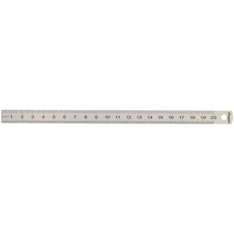 Maped - Regolatore 20 cm - Graduazione incancellabile - Righello in acciaio inossidabile - Strumenti di tracciamento per uso tecnico