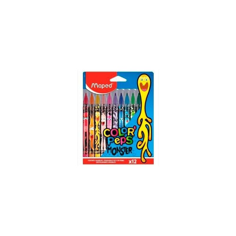 

Maped rotuladores colorpeps monster surtidos -estuche de 12u-