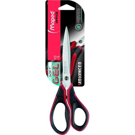 Maped Tijeras Multiusos Advanced Soft Gel 21Cm Asimétricas M