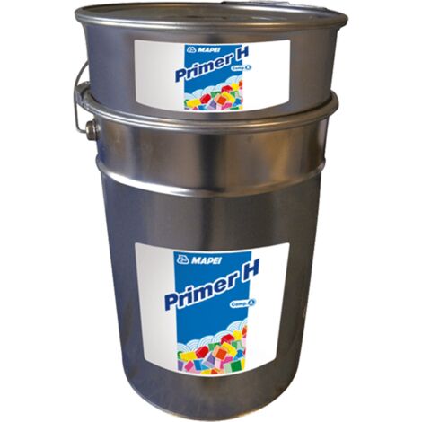 Mapei – Primaire anti-humidité bi-composant 20kg – Résine époxy translucide – Pour supports béton, chape ciment, carrelage – Étanchéité efficace