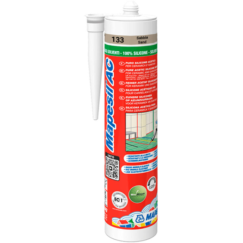 Mapei - Mapesil ac 133 Sand 310ml Solvent Free Silicone Sealant