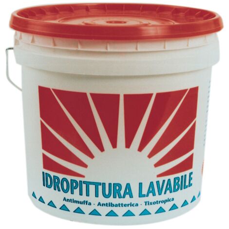Mapekol peinture a' l'eau lavable 14 l blanc peinture antibacte'rienne thixotrope organique inodore