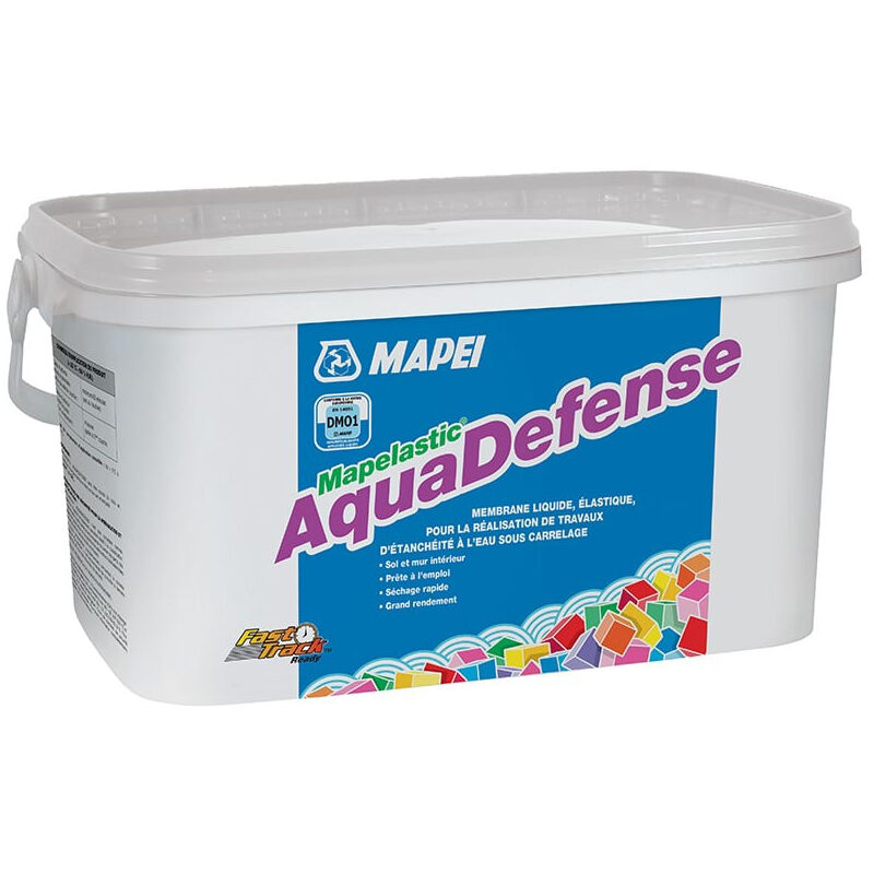 Image of Mapei Mapelastic Aquadefense Membrana liquida pronta all'uso per l'impermeabilizzazione sottotegola, a rapida essiccazione, 15kg (MAPE