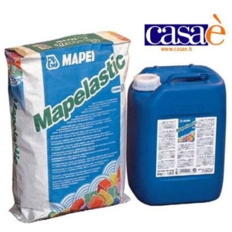 MAPELASTIC MALTA BICOMPONENTE A+B 32KG GUAINA CEMENTIZIA IMPERMEABILIZZ.- MAPEI