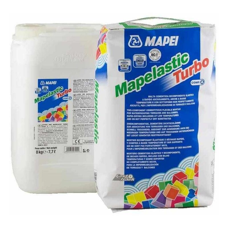 Mapelastic Turbo Mapei malta per impermeabilizzazione 18 Kg