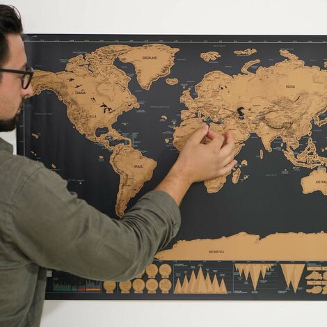 SALVADANAIO DA VIAGGIO Con Mappa Del Mondo TRAVEL the World