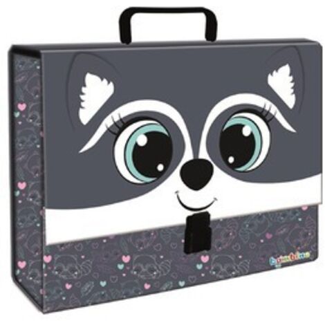 Mappe mit Griff A4 XL Waschbär 3413