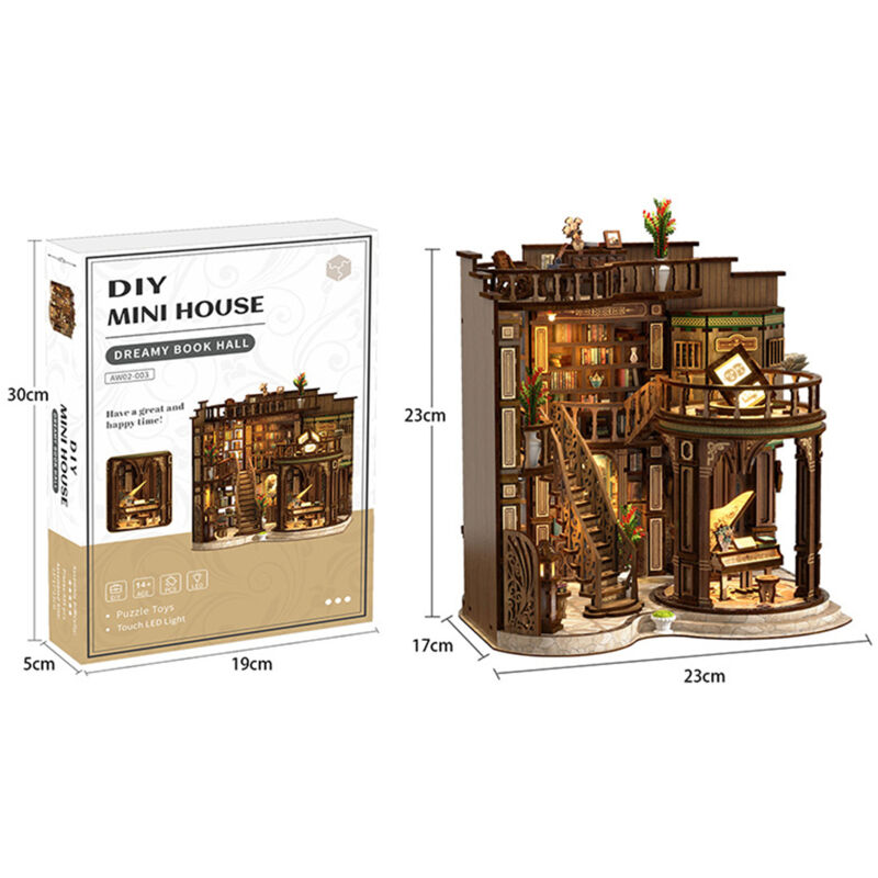 Maquette 3D à assembler à la main, jouet créatif, maison décorative, idée cadeau original pour passionnés