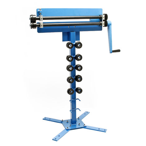 Máquina acanaladora chapa con soporte Dobladora manual Mecanizar chapa Perfiles Roladora Curvadora
