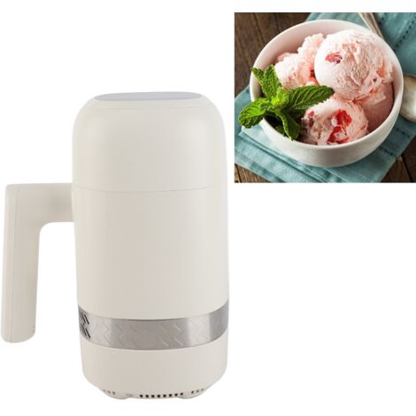 Máquina automática para hacer helados, capacidad de 300 ml, pantalla digital, máquina para yogur helado, electrodoméstico de cocina, no requiere enfriamiento previo, enchufe estadounidense de 100–240 