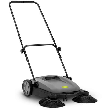 Máquina Barredora Manual Aparato Barredor Para Suelos Patios Contenedor De 16 L