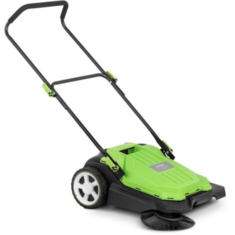 Máquina Barredora Manual Aparato de Mano para Barrer 1400 - 2300 m²/h - Negro