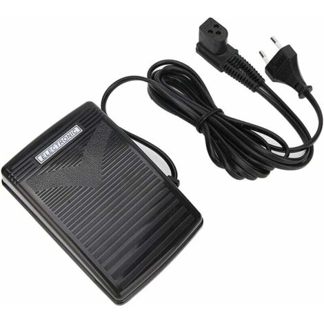 Máquina de coser doméstica multifuncional, 220 V, interruptor de pie, control de pedal para Singer 974 con cable de alimentación,