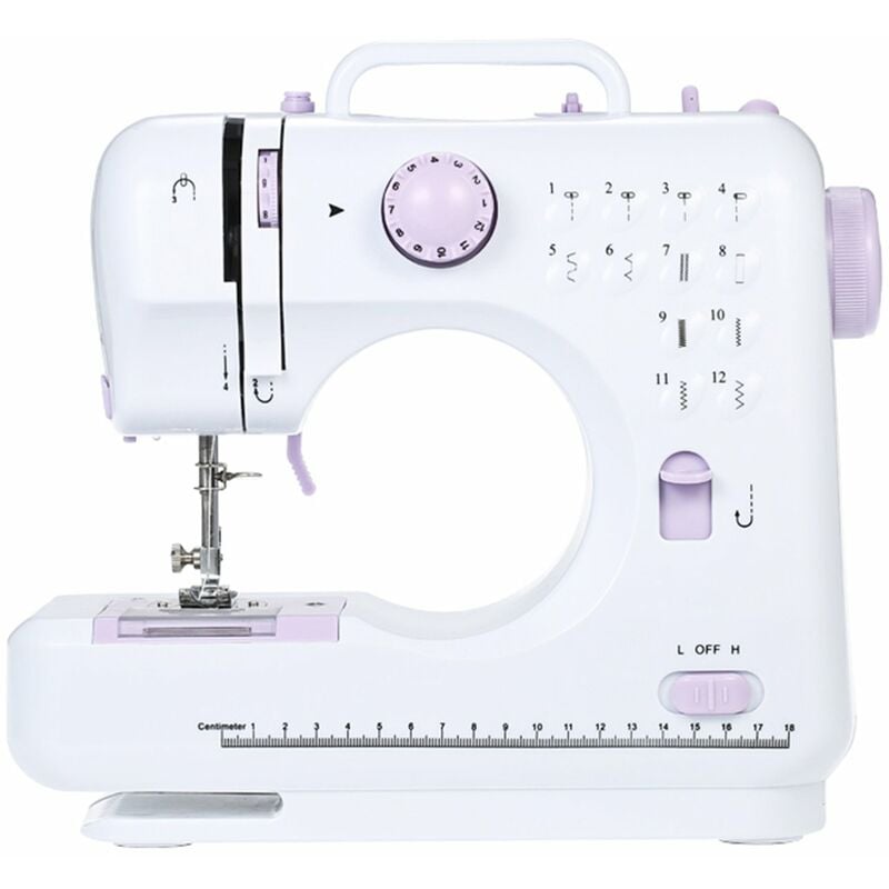 

Maquina de coser electrica multifuncional para el hogar, velocidad ajustable, con pedal - Decdeal