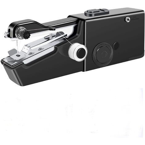 Máquina de coser, máquina de coser eléctrica de mano, mini máquina de coser portátil, utilizada para prendas de vestir, cortinas y bufandas, mejoras para el hogar y máquinas de viaje