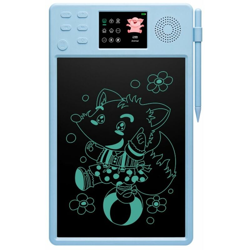 

Maquina de ensenanza inteligente almohadilla de dibujo LCD, tableta de pizarra, tablero de graficos de dibujo a color para ninos de 10,5 pulgadas