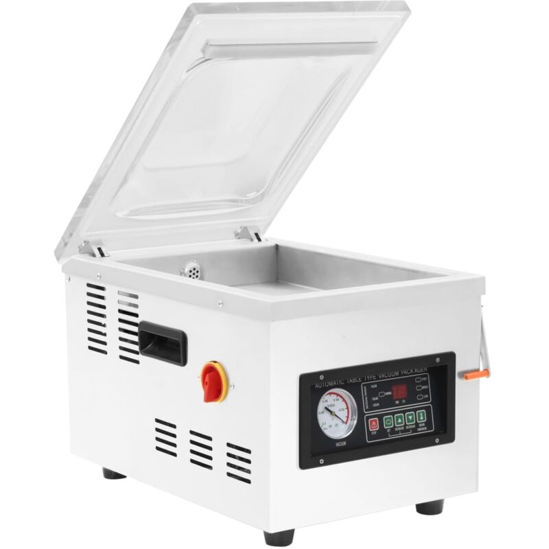 

Máquina de envasado al vacío profesional 400 W acero inoxidable - Plateado - Vidaxl