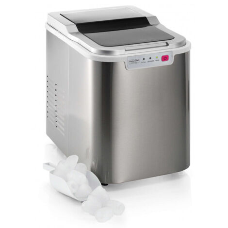 Máquina de hielo 140w 12kg / 24h con limpieza automática de acero inoxidable - yt-e-005b1 - kitchen chef -