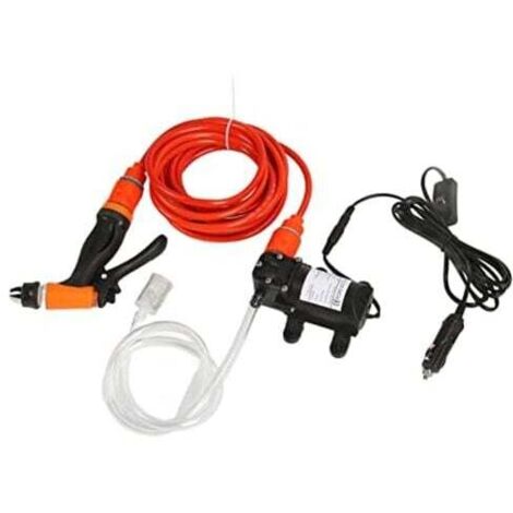 Máquina de lavado de autos de alta presión AIPERQ de 12 V, bomba de agua, pistola de gatillo, kit de lavado