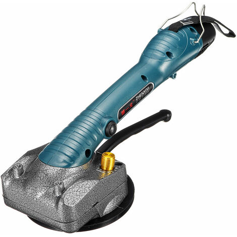 SOLEIL Máquina de nivelación automática con ventosa para azulejos, 2 baterías, vibrador eléctrico, herramientas para albañiles, 40 kg máx.