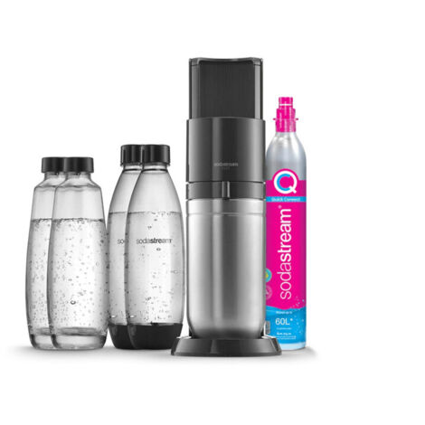 máquina de refrescos de agua + 2 botellas + 1 cilindro + 2 garrafas - duoncb - sodastream -