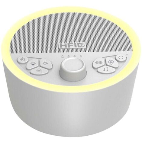 Máquina de ruido blanco, ayuda portátil para dormir con ruido blanco, máquina de ruido blanco con 29 sonidos, función de memoria, temporizador ajustable, relajación para adultos y bebés.