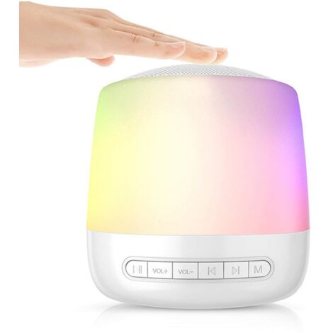 Máquina de ruido blanco para dormir, 28 sonidos naturales relajantes sin repetición para adultos y bebés, altavoz multifuncional para el hogar, la oficina y los viajes.