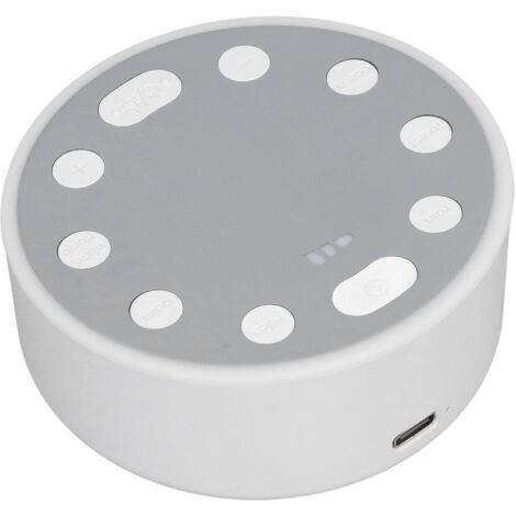 Máquina de ruido blanco para dormir, ideal para adultos y bebés. Regula el estado de ánimo y el sueño. Excelente rendimiento de los altavoces. Fácil de usar.