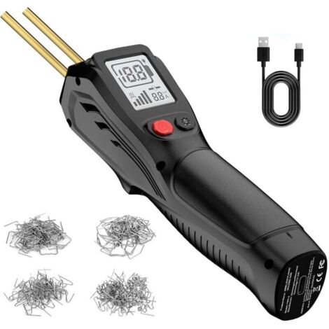 Máquina de soldadura de plástico 50 W, pistola con 200 grapadoras calientes, kit de reparación de parachoques de coche.