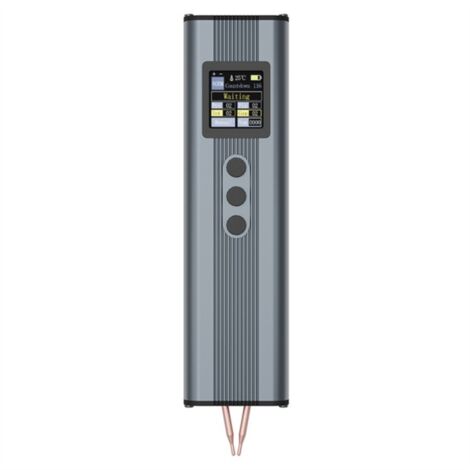 Máquina de soldadura por puntos portátil con batería de litio de 2200 mAh (gris)