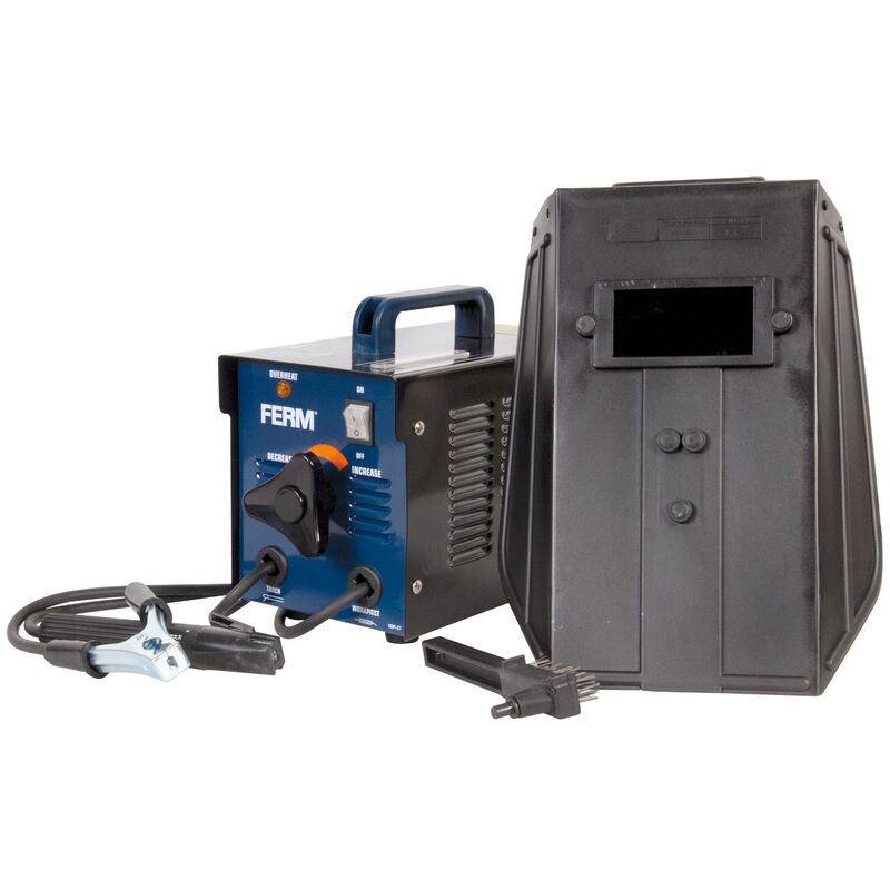 

Soldador 40-100A - refrigerada - Incl. amperaje ajustable, pantalla de soldador y rasqueta - Ferm