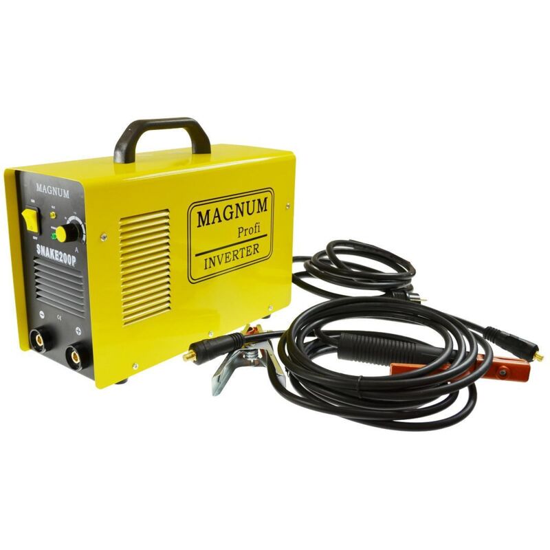 Maquina De Soldar Inverter Magnum Snake 200p 200a Set.