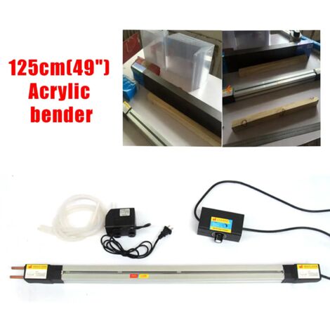 Máquina Dobladora de Acrílico de 49 Pulgadas, 125cm Acrílico PVC Plástico Dobladora de Calefacción, Máquina de Doblado Caliente 220v