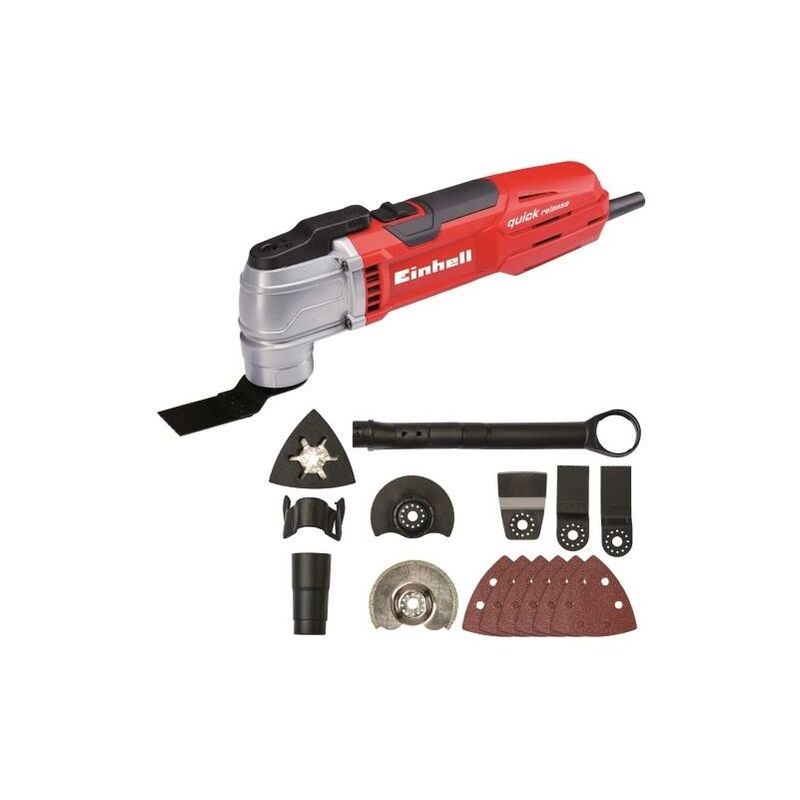 

4465150 Maquina Multifuncional Electronica TE-MG Eq Potencia 300 w, 240 V, Rojo - Einhell