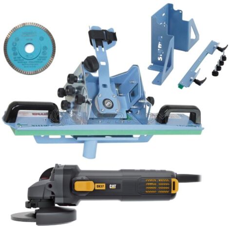 MÁQUINA PARA BISELAR SIGMA JOLLY EDGE 37A3D + 37C + AMOLADORA ANGULAR CAT DX37