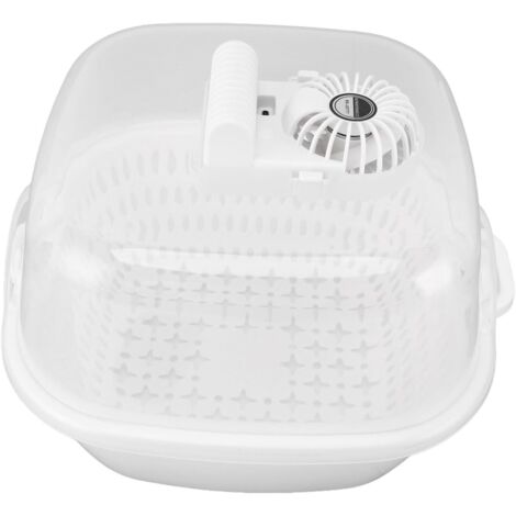 Máquina para conservar y descongelar alimentos, bandeja de descongelación 2 en 1, máquina para descongelar carne de gran capacidad, máquina para descongelar UV doméstica con drenaje de doble capa, ade