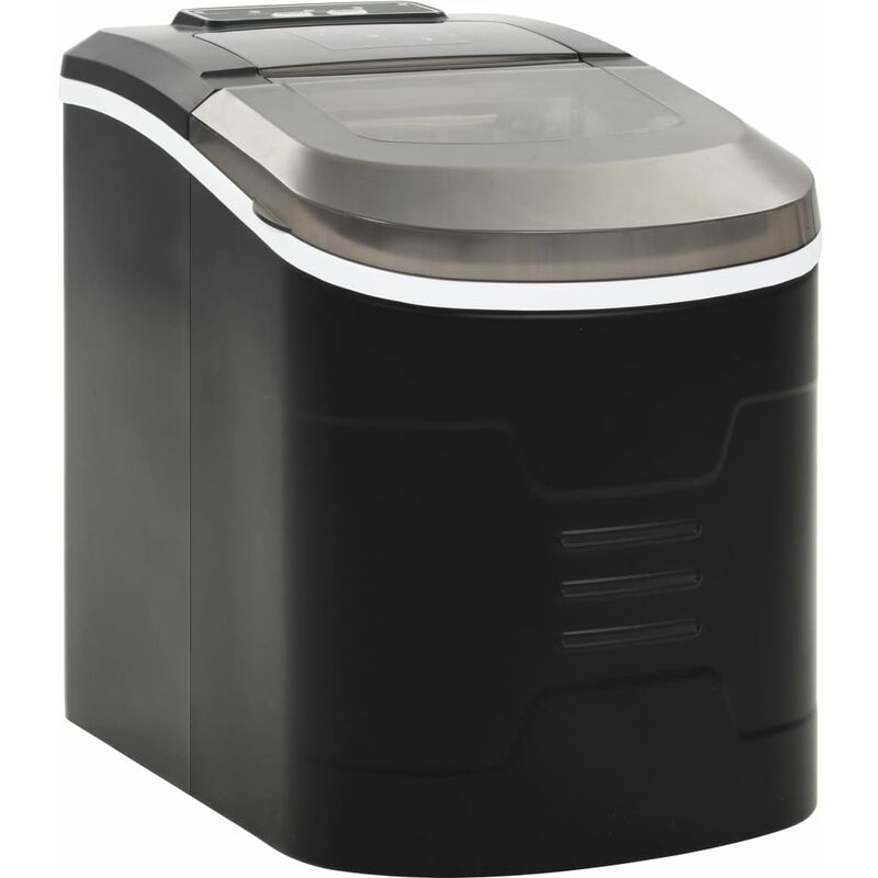 

Happyshopping - Maquina para hacer cubitos de hielo 2,4 L 15 kg / 24 h negro