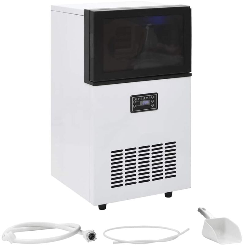 

vidaXL Máquina para hacer cubitos de hielo 420W 45 kg / 24 h negro - Negro