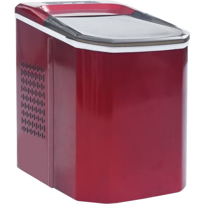 

Happyshopping - Maquina para hacer cubitos de hielo rojo 1,4 L 15 kg / 24 h