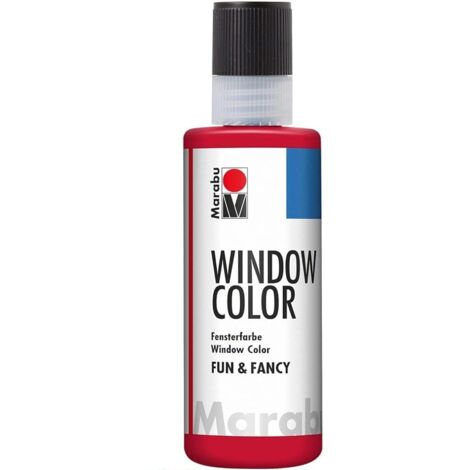 MARABU - FUN&FANCY COLORE A BASE D'ACQPER VETRI 80 ML RUBY RED  038