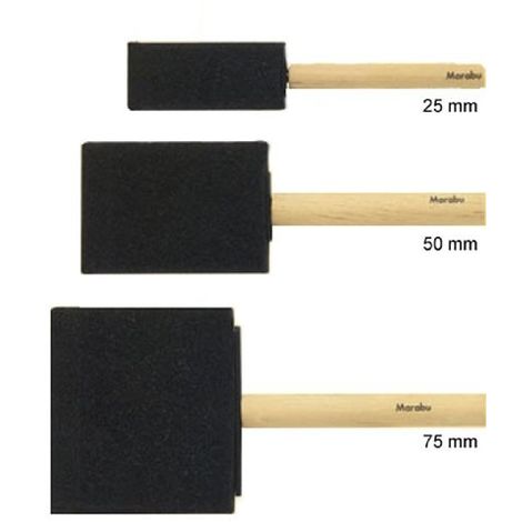 MARABU PINCEAU EN MOUSSE TAILLE 25 MM 017000025