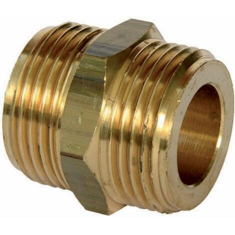 MARAL NIPLES IN OTTONE PER TUBI GAS E ACQUA 3/4