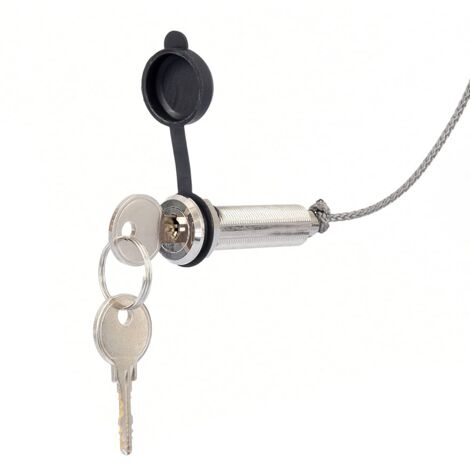 Marantec Special 306 - Sblocco di emergenza per porte sezionali, 13 mm, per sblocco meccanico dalla porta del garage, colore: Argento