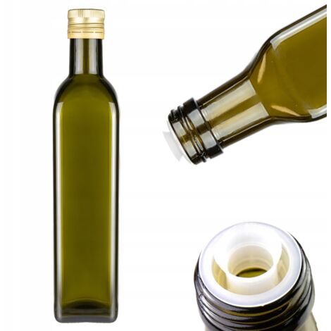 MARASCA 500-ml-Flasche mit Olivenölspender