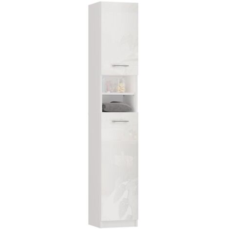 Marbela 1.0 Badezimmersäule, Weißglanz