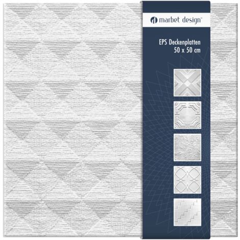 Marbet Design Caracas Plafondplaten van piepschuim EPS, plafondpanelen