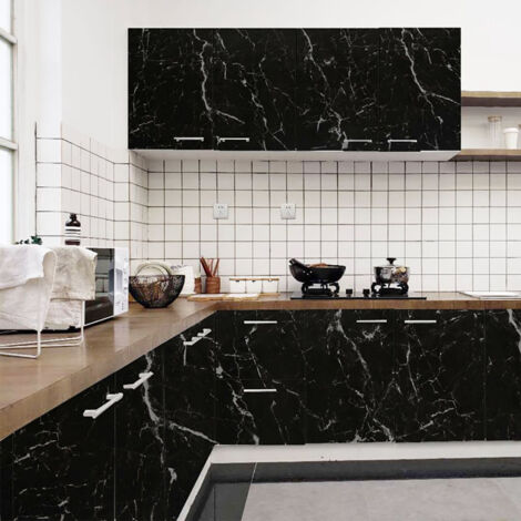 Marble Waterproof Oilproof Self Adhesive Wall Paper for Countertop